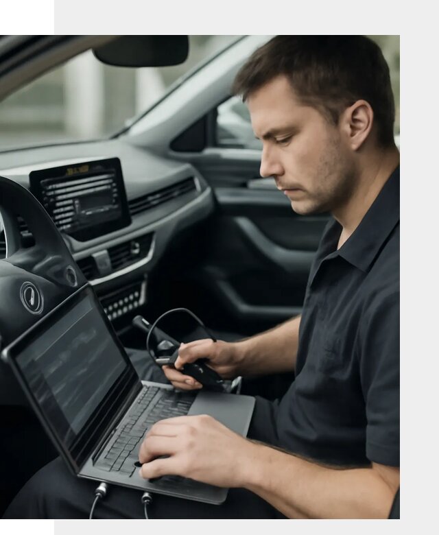 Настройка телематики автомобиля под ключ для авто в Амурске